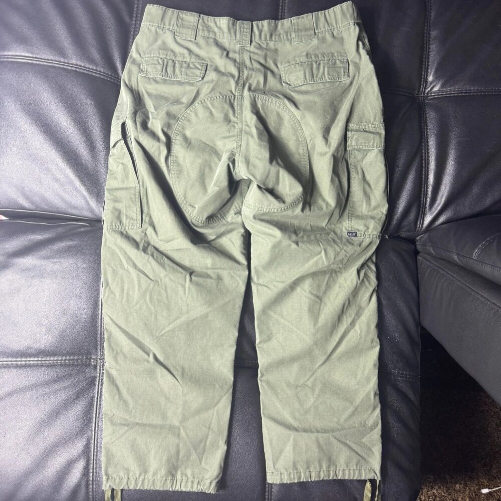 5.11 Tactical Series Mens Cargo Pants Green Flat Front Workwear XL‎ (39.5-43) - Picture 2 of 15